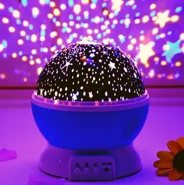 Проектор звездного неба Star Master - ночник, LED, голубой корпус - Фото 2 Проектор звездного неба Star Master - ночник, LED, голубой корпус - изображение 2