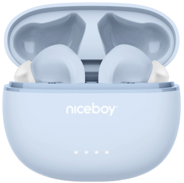 Навушники Niceboy HIVE Pins 3 ANC Powder Blue (hive-pins-anc-3-bl) - зображення 1