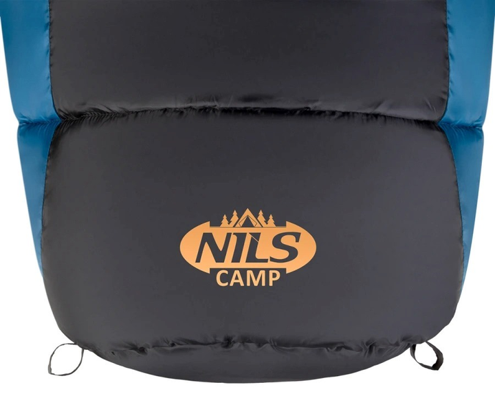 Спальний мішок Nils Camp туристичний оранжево-синій NC2012 (5907695596021) - зображення 8