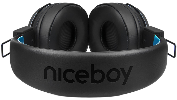 Słuchawki Niceboy HIVE Joy 3 Black-Turquoise (hive-3-joy) - obraz 4