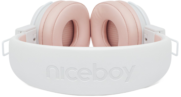 Słuchawki Niceboy HIVE Joy 3 Sakura White-Pink (hive-3-joy-sakura) - obraz 4
