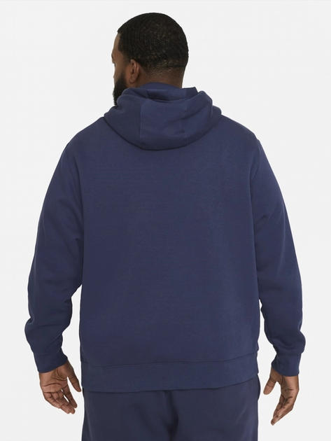 Худі бавовняне утеплене чоловіча Nike M Nsw Club Hoodie Po Bb BV2654-410 L Темно-синє (193147705447) - зображення 2