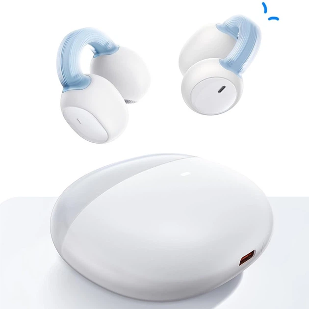 Бездротові TWS навушники Baseus AirGo 1 Ring Open-Ear (A00069201) Stellar White - изображение 2