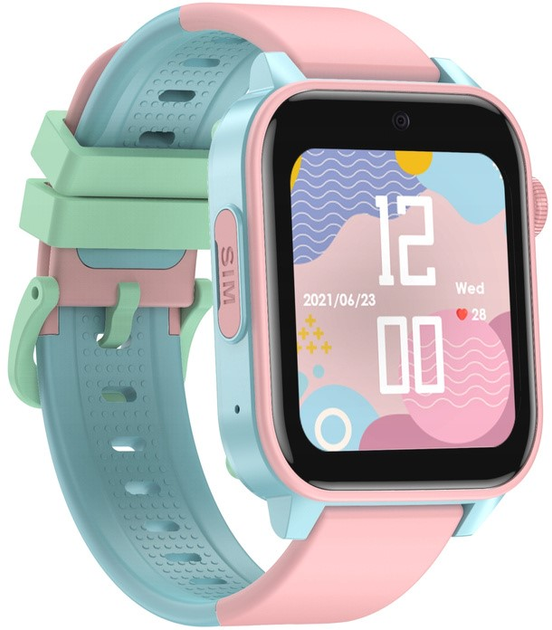 Smartwatch dla dzieci Bemi Linki 2 Pink (6972689174423) - obraz 3