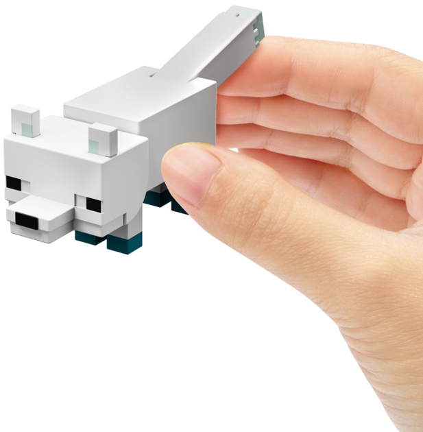 Набір Mattel Minecraft Arctic Fox Фігурка базова + аксесуар (0194735194483) - зображення 9