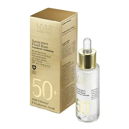 Солнцезащитная флюид-основа SPF 50+ Fluid Base SPF 50+ UVA UVB Labo Transdermic 30 мл - Фото 2 Солнцезащитная флюид-основа SPF 50+ Fluid Base SPF 50+ UVA UVB Labo Transdermic 30 мл - изображение 2