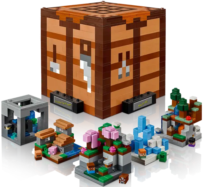 Zestaw klockow LEGO Minecraft Stol warsztatowy 1195 elementow (21265) (955555907597452) - Outlet - obraz 5