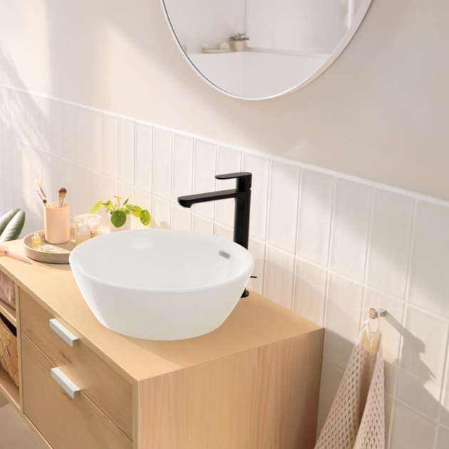 Смеситель для умывальника HANSGROHE REBRIS S 72590670, черный матовый - изображение 3