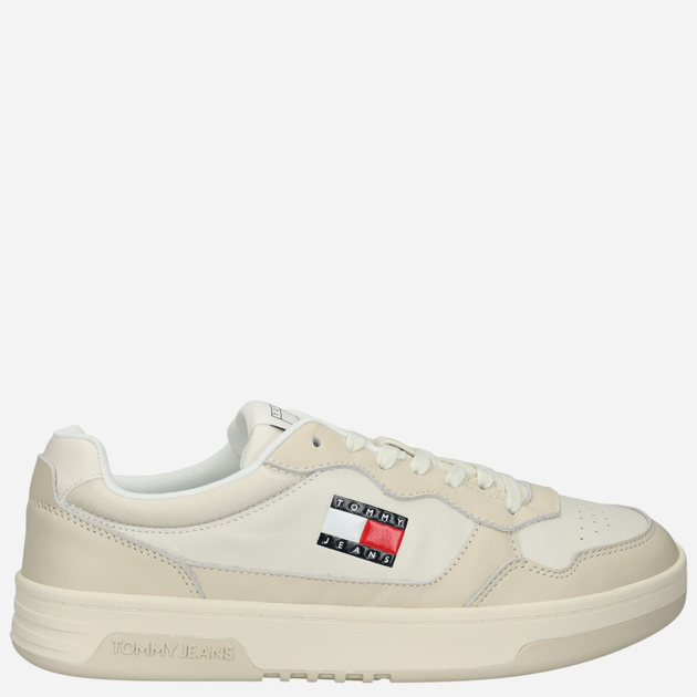 Чоловічі снікери Tommy Hilfiger EM0EM01443-ACG 44 Бежеві (8720637413043) - зображення 1