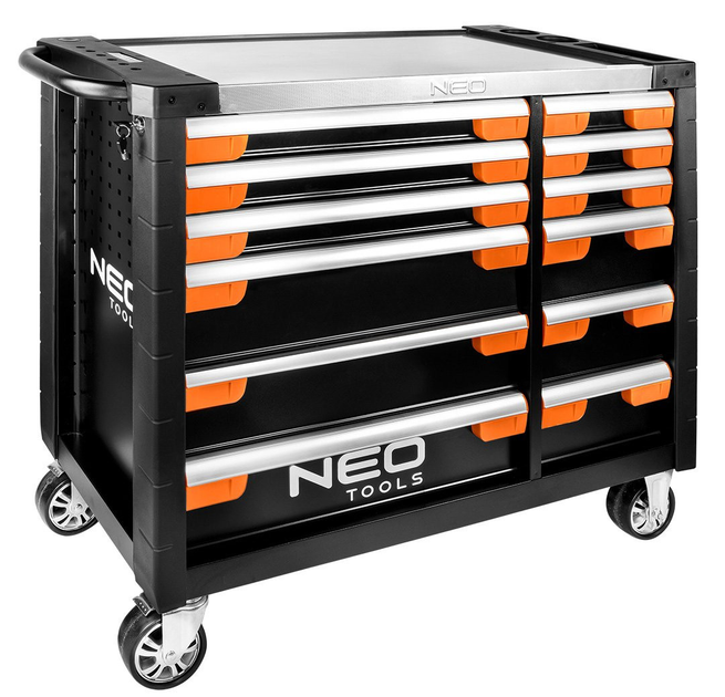 Szafka warsztatowa NEO Tools Pro 12 szuflad 229 elementów 84-225+G (5907558487503) - obraz 1