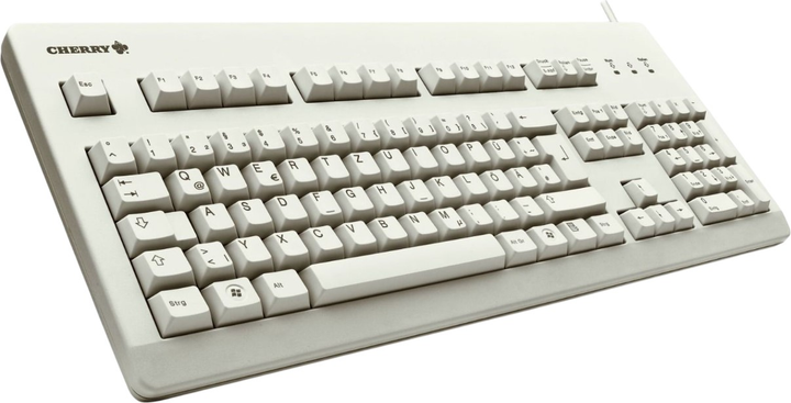 Клавіатура дротова Cherry G80-3000 Cherry MX Blue USB Grey (G80-3000LSCEU-0) - зображення 2