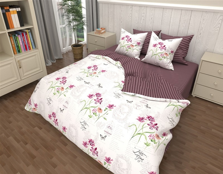 Підковдра MirSon Бязь 17-0155 Bernadet 160х220 см від Rozetka на платформі USKIDKA Акція на Підковдра MirSon Бязь 17-0155 Bernadet 160х220 см від Rozetka