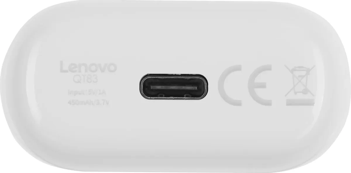 Навушники Lenovo QT83 White (6941192254977) - зображення 8