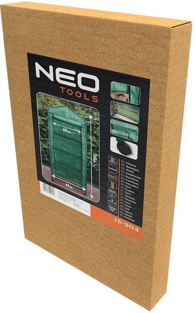 Теплиця NEO Tools 69 x 49 x 160 см 15-903 (5907558499896) - зображення 14