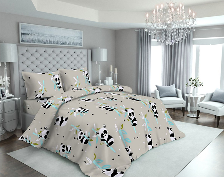 Підковдра MirSon Бязь 17-0504 Panda is gray 175 x 210 см від Rozetka на платформі USKIDKA Акція на Підковдра MirSon Бязь 17-0504 Panda is gray 175 x 210 см від Rozetka