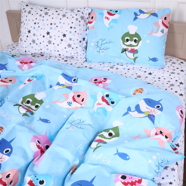 Підковдра MirSon Бязь 17-0521 Sharks blue 175 x 210 см від Rozetka на платформі USKIDKA Акція на Підковдра MirSon Бязь 17-0521 Sharks blue 175 x 210 см від Rozetka