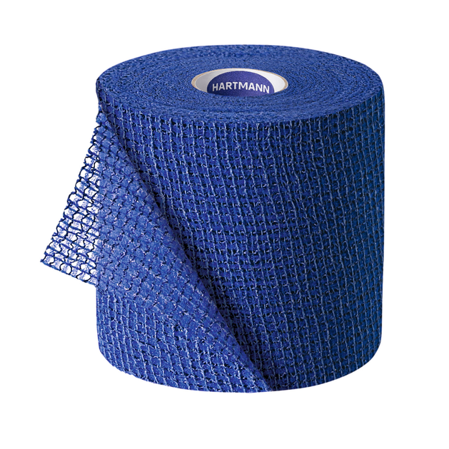 Бинт когезивний фіксуючий Peha-haft® Color blue / Пеха-хафт колор синій 8см x 20м 1шт - зображення 2
