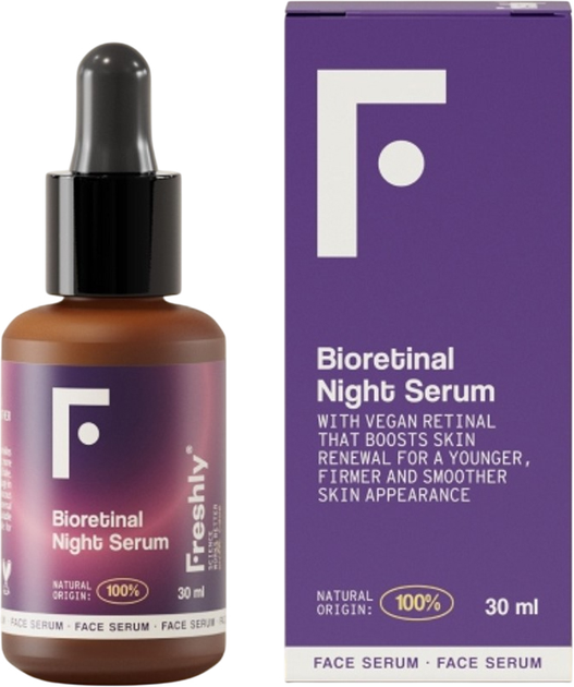 Serum do twarzy Freshly Cosmetics Bioretinal Night przeciwzmarszczkowe 30 ml (8436616951535) - obraz 2