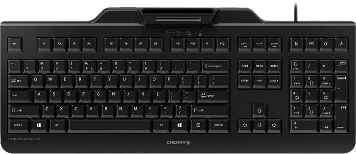 Klawiatura przewodowa Cherry Secure Board 1.0 USB Black (JK-A0400EU-2) - obraz 1