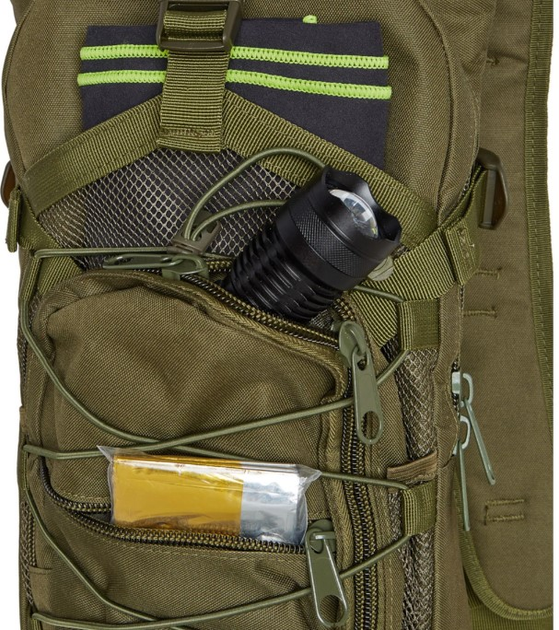 Рюкзак тактичний Nils Camp Crab NC1732 15L Зелений (5907695546446) - зображення 8
