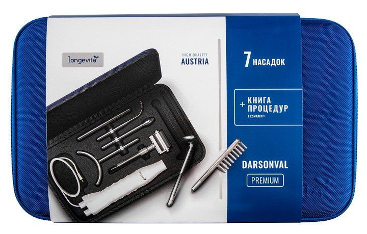 Апарат для Дарсонвалізації longevita Premium JHM-08B - зображення 1