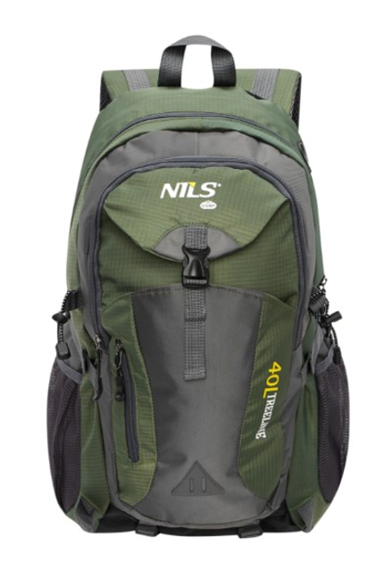 Рюкзак туристичний Nils Camp Treeline NC1733 40L Темно-зелений (5907695554052) - зображення 1