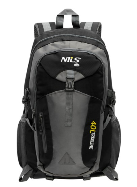 Рюкзак туристичний Nils Camp Treeline NC1733 40L Чорний (5907695554045) - зображення 1