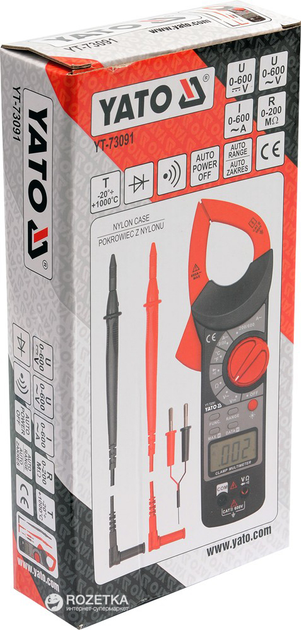 Мультиметр YATO 600 V (YT-73091) (5906083730917) - зображення 3