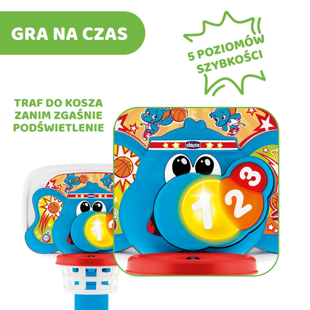 Баскетбол дитячий Chicco Fit & Fun зі світловими та звуковими ефектами 58 см (8058664087303) - зображення 15