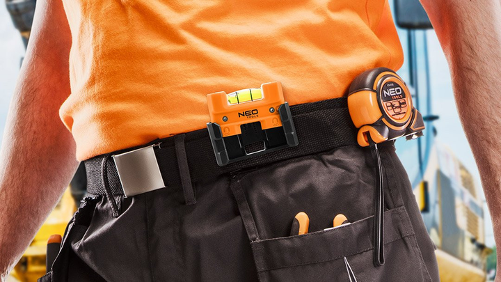 Poziomnica kieszonkowa z zaczepem do paska NEO Tools 71-220 (5907558476088) - obraz 16
