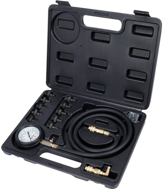 Miernik ciśnienia oleju YATO tester 0-140 psi 12 szt (YT-73031) (5906083097683) - obraz 2