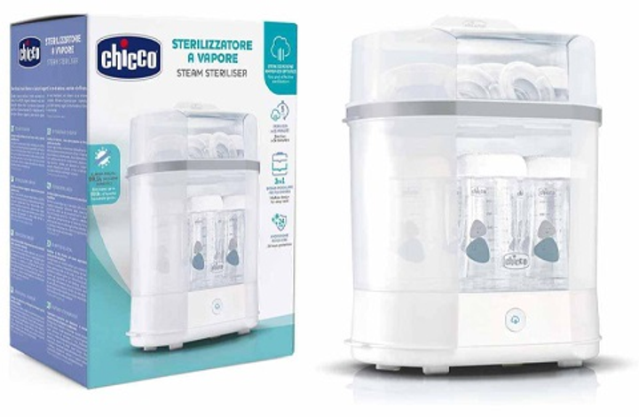 Sterylizator Chicco 3 w 1 elektryczny parowy (8058664129539) - obraz 3