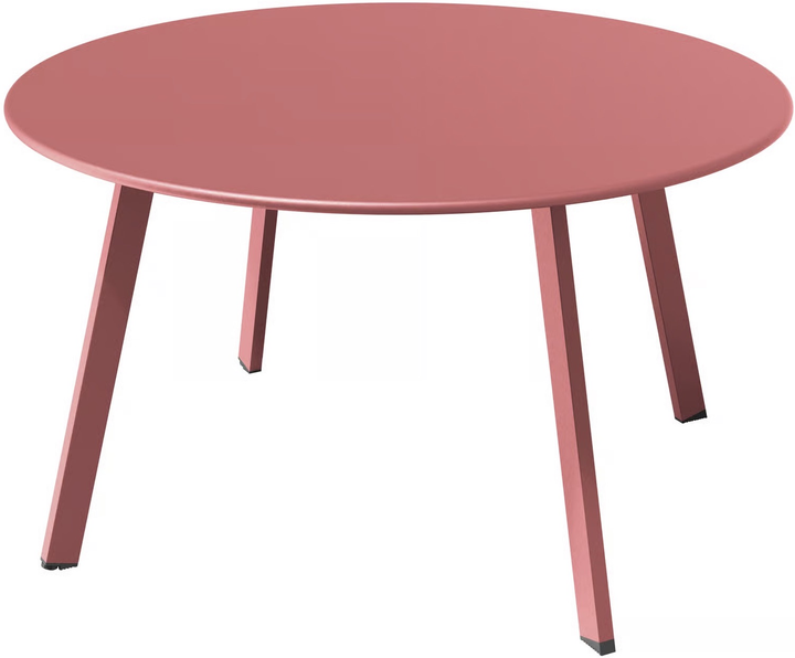 Stolik ogrodowy Patio Olivier 70 cm Różowy - obraz 1