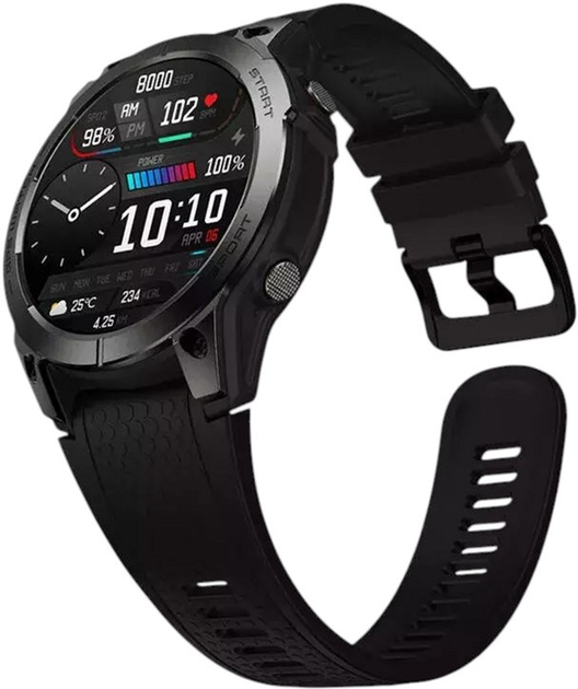 Smartwatch Zeblaze Stratos 3 Abyss Black (Zeb000008) - obraz 5