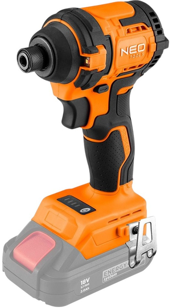 Akumulatorowa zakrętarka udarowa NEO Tools 18V 300 Nm HEX 1/4" 04-612 bez akumulatora i ładowarki (5907558465600) - obraz 2
