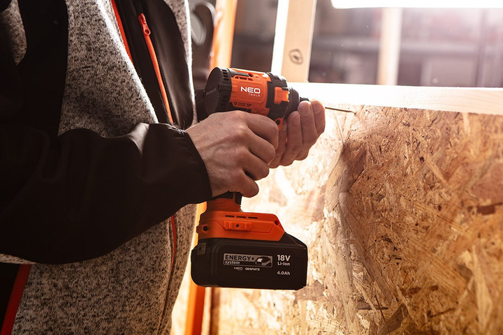 Акумуляторний ударний гайковерт NEO Tools 18V 300 Нм HEX 1/4" 04-612 без акумулятора та зарядного пристрою (5907558465600) - зображення 9