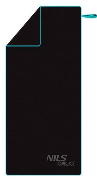  Рушник NILS AQUA NAR13 із мікрофібри 200 x 90 см Чорний (5907695592931) - зображення 2