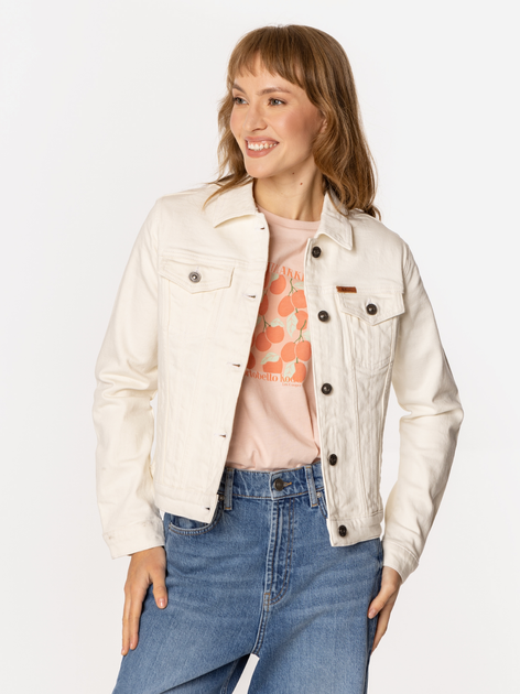 Kurtka jeansowa damska Lee Cooper Fabia-4842 XL Biąla (5905991725152) - obraz 1