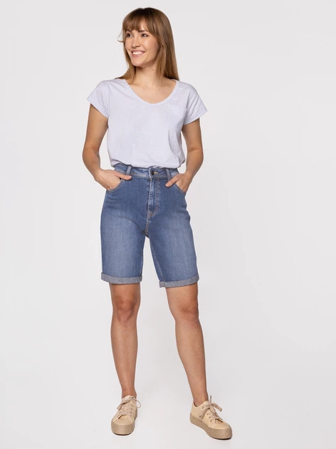 Spodenki damskie bermudy jeansowe Lee Cooper Becky-1223 S Błękitne (5905991725916) - obraz 3