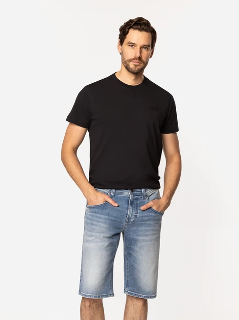 Шорти джинсові довгі чоловічі Lee Cooper Chicago-1223 30 Блакитні (5905991725510/5904347386641) - зображення 3