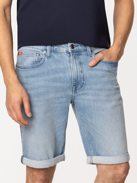 Шорти джинсові короткі чоловічі Lee Cooper Dust-6590 M Блакитні (5905991726364) - зображення 1