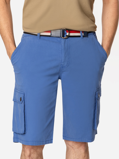 Spodenki męskie cargo bawełniane Lee Cooper Simone-9802 32 Niebieskie (5905991723240) - obraz 1