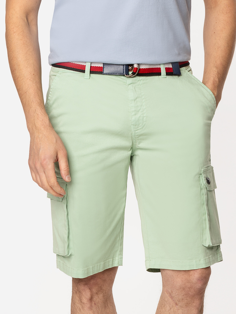 Spodenki męskie cargo bawełniane Lee Cooper Simone-9802 30 Zielone (5905991723356) - obraz 1