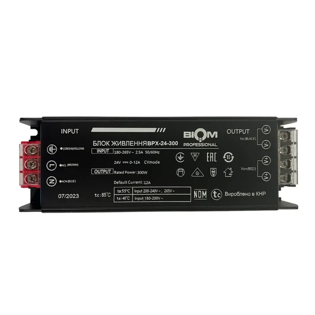 Блок питания BIOM Professional DC24 300W BPX-24-300 12,5А - изображение 2