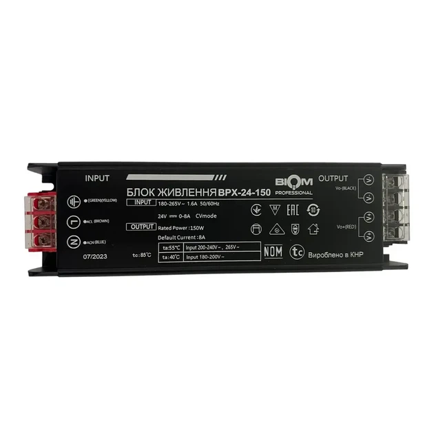 Блок питания BIOM Professional DC24 150W BPX-24-150 6А - изображение 2