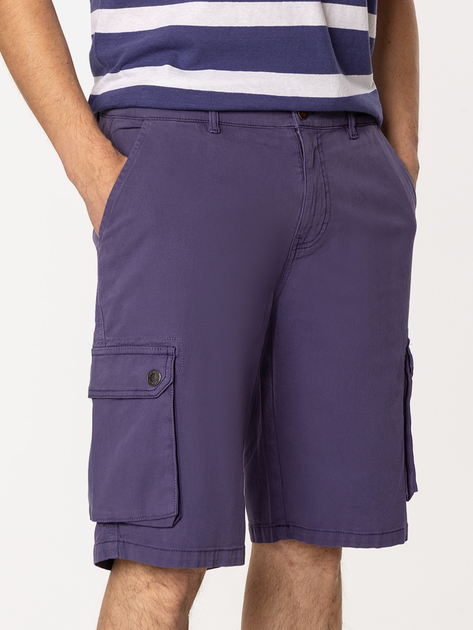 Spodenki męskie cargo bawełniane Lee Cooper Simone-9802 40 Fioletowe (5905991723349) - obraz 1