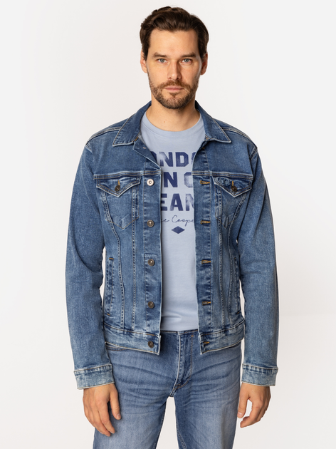 Куртка джинсова чоловіча Lee Cooper Mauro-1223 XL Синя (5905991725305) - зображення 3