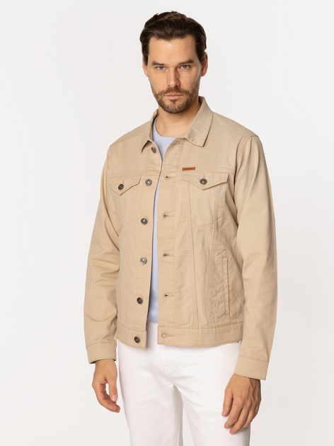 Куртка джинсова чоловіча Lee Cooper Mauro-4261 M Бежева (5905991725206) - зображення 3