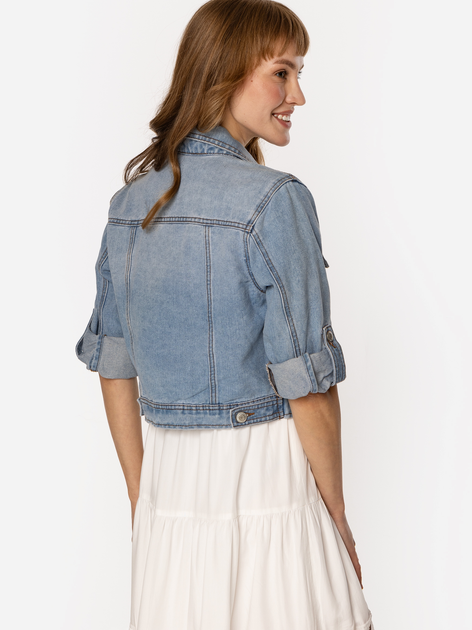 Kurtka jeansowa damska Lee Cooper Santa-1000 S Błękitna (5905991723790) - obraz 2