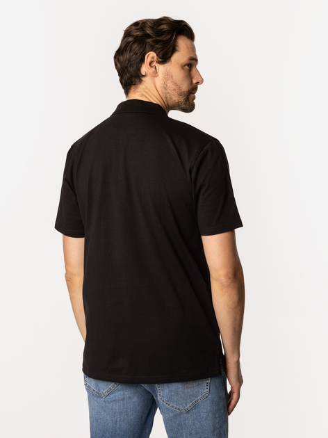 Koszulka polo męska Lee Cooper Alan-7124 2XL Czarna (5905991724322) - obraz 2